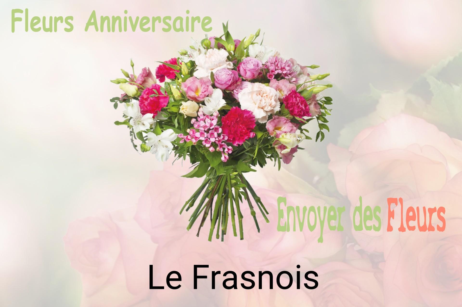 Bouquet de fleurs d’anniversaire livré à Le Frasnois